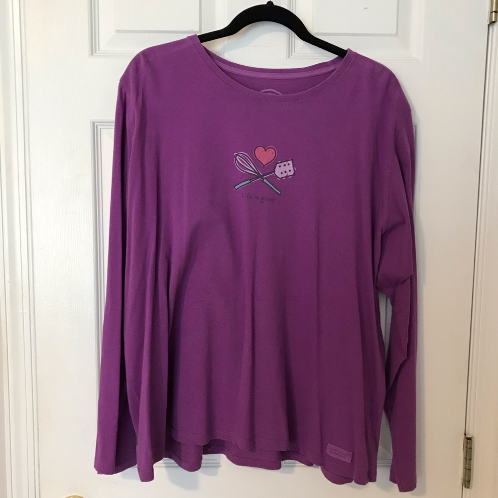 Life is Good Long Sleeve Tee XXL